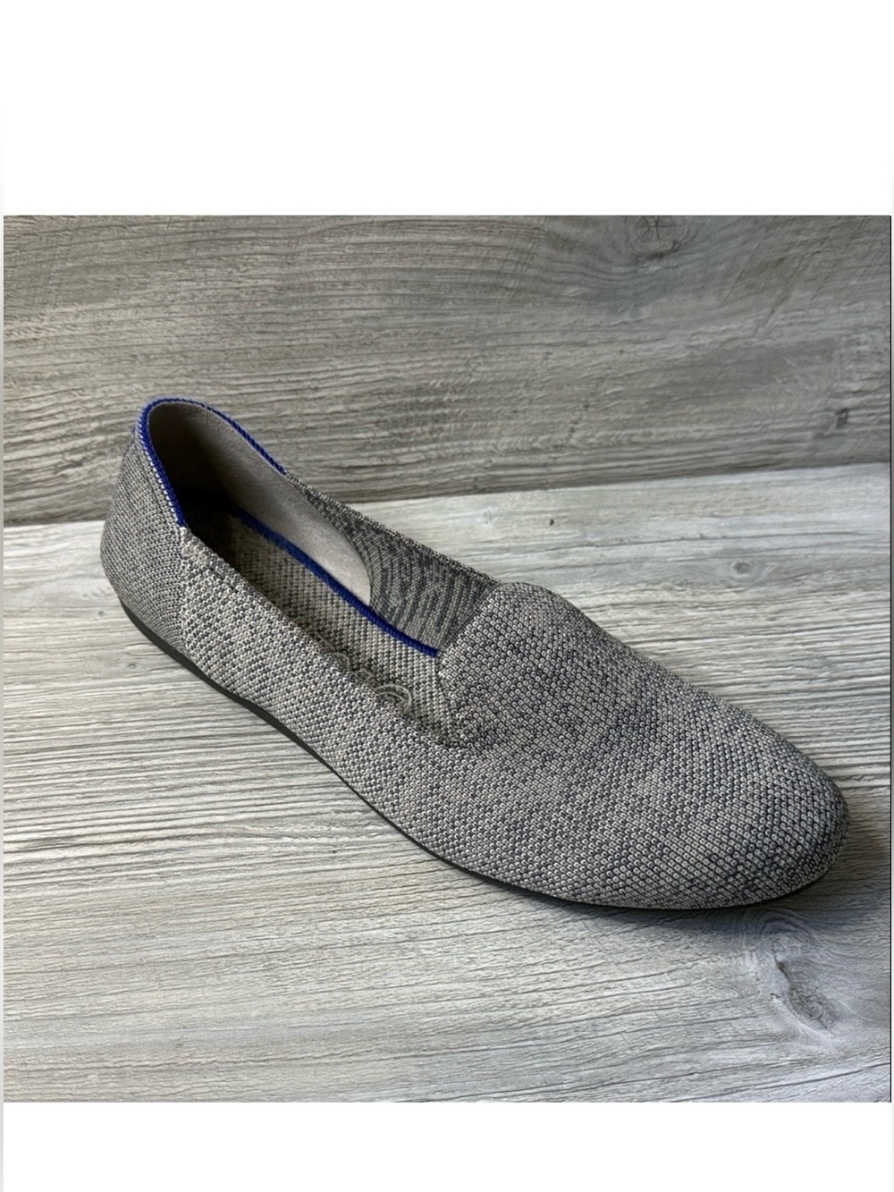 Rothy’s The Loafer woman’s cute and comfortable heather taupe slip on size 10